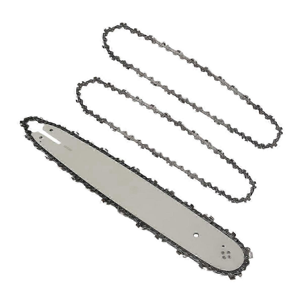 16 Inch Chain Saw Guide Bar with 3Pcs Chains for STIHL 009 012 021 E180 MS180 MS190 MS250