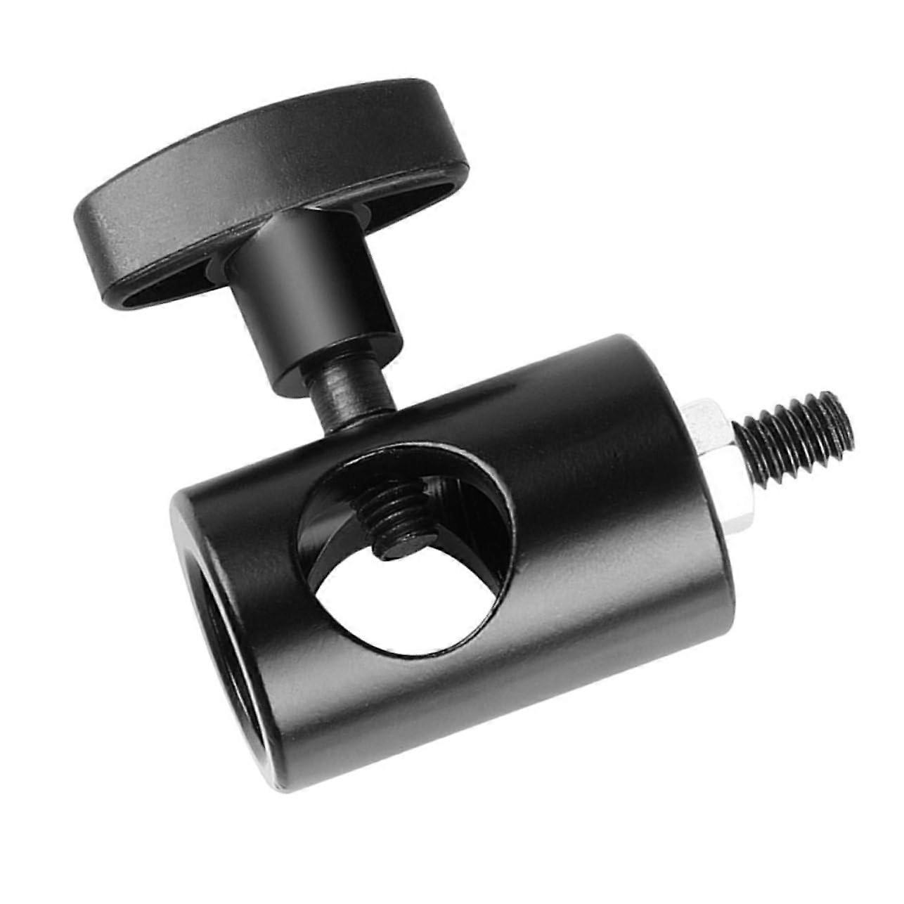 Screw Adapter for Photography Tripod Universal Lamp Mount Compatible with Flash Lights and LED Lamps Horizontal Vertical Use