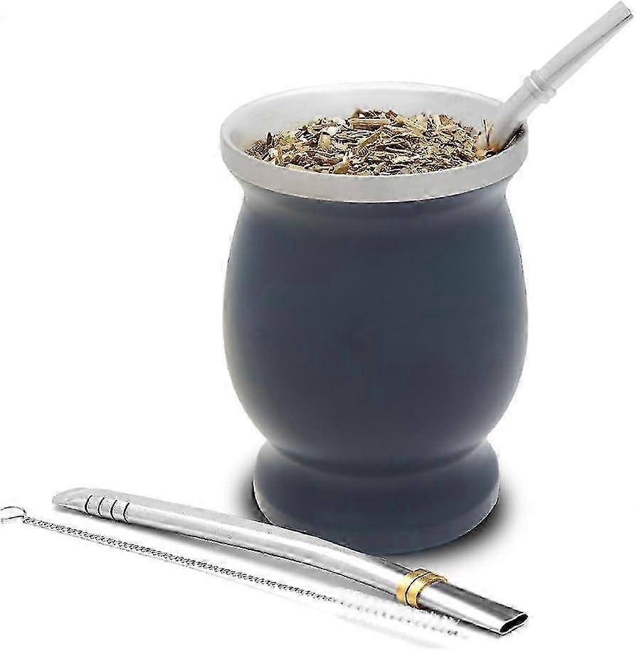 2025 Mate Cup And Bombilla Set - Yerba Mate set Includes One Yerba Mate Cup