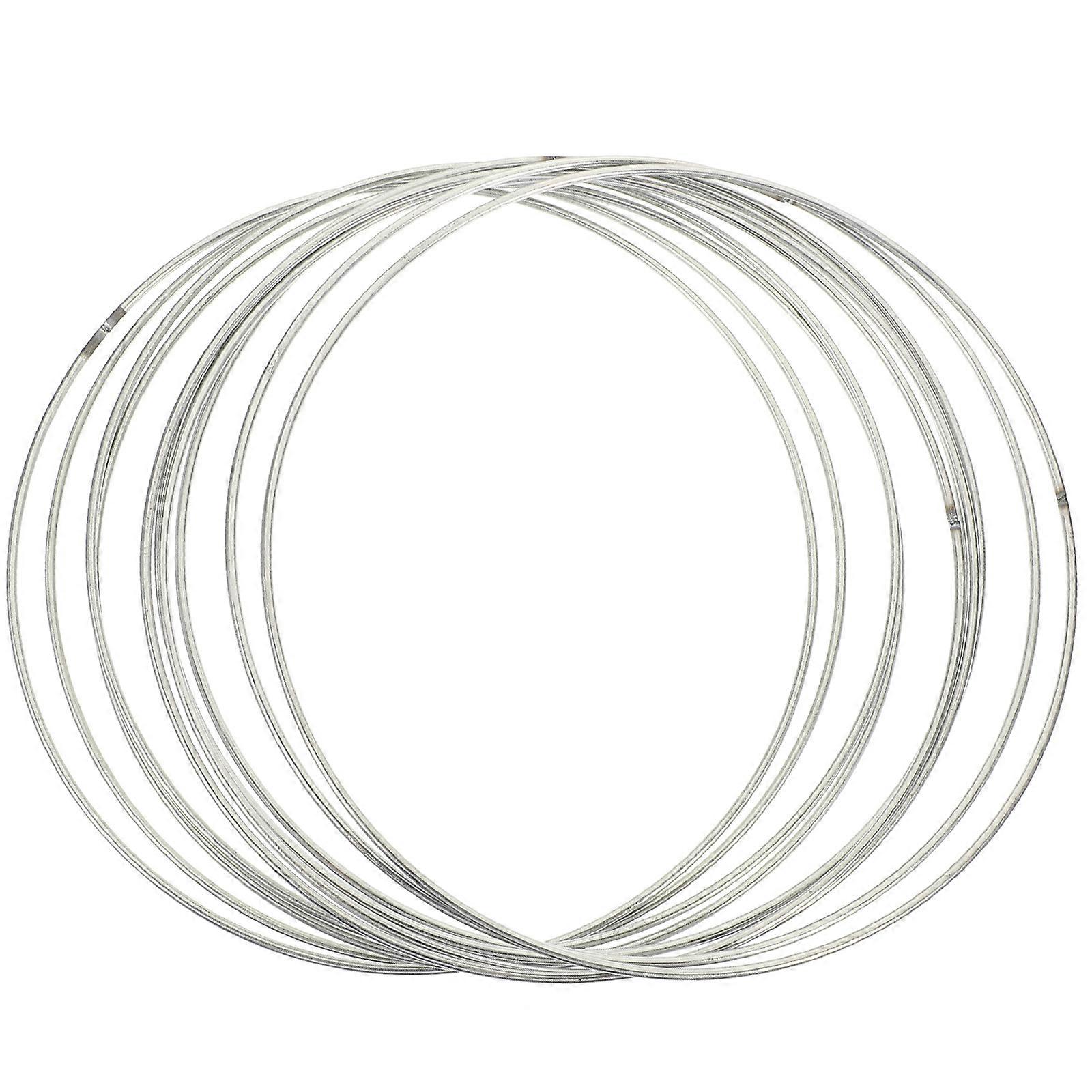 10Pcs Dream Catcher Frame Windchime Ring Metal Crafting Rings for DIY