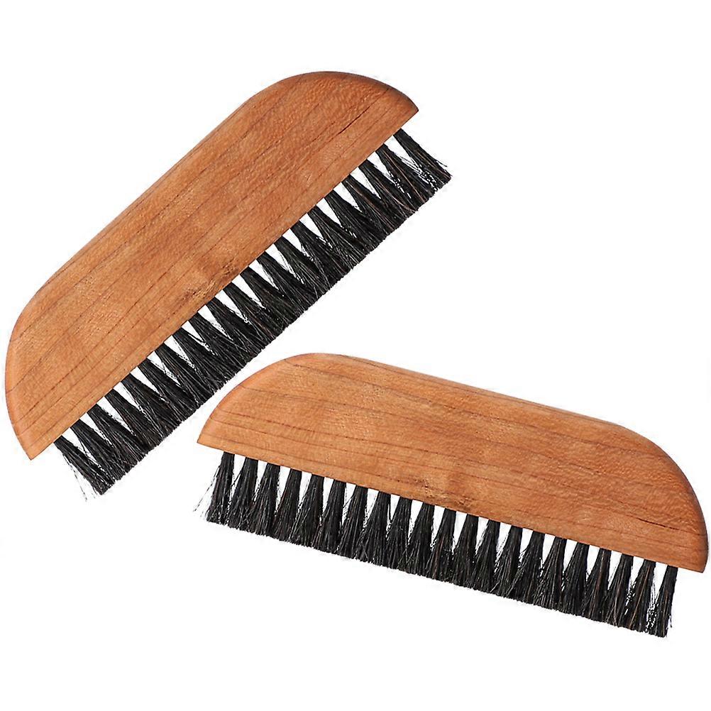 Wood Handle Cleaning Brush for Coffee Machine Portable and Easy to Use Assorted Color