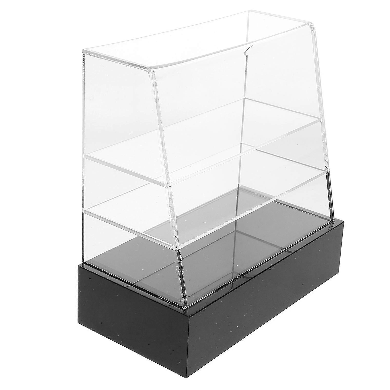 Miniature Bakery Case For Dollhouse Collectors Transparent Color Detailed Design 1Set