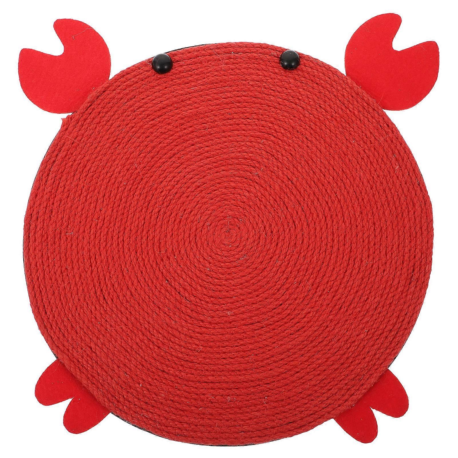 Cat Scratch Board Sisal Rope EVA Material Reduce Loneliness Home Use 30x30cm Entertainment 1Set