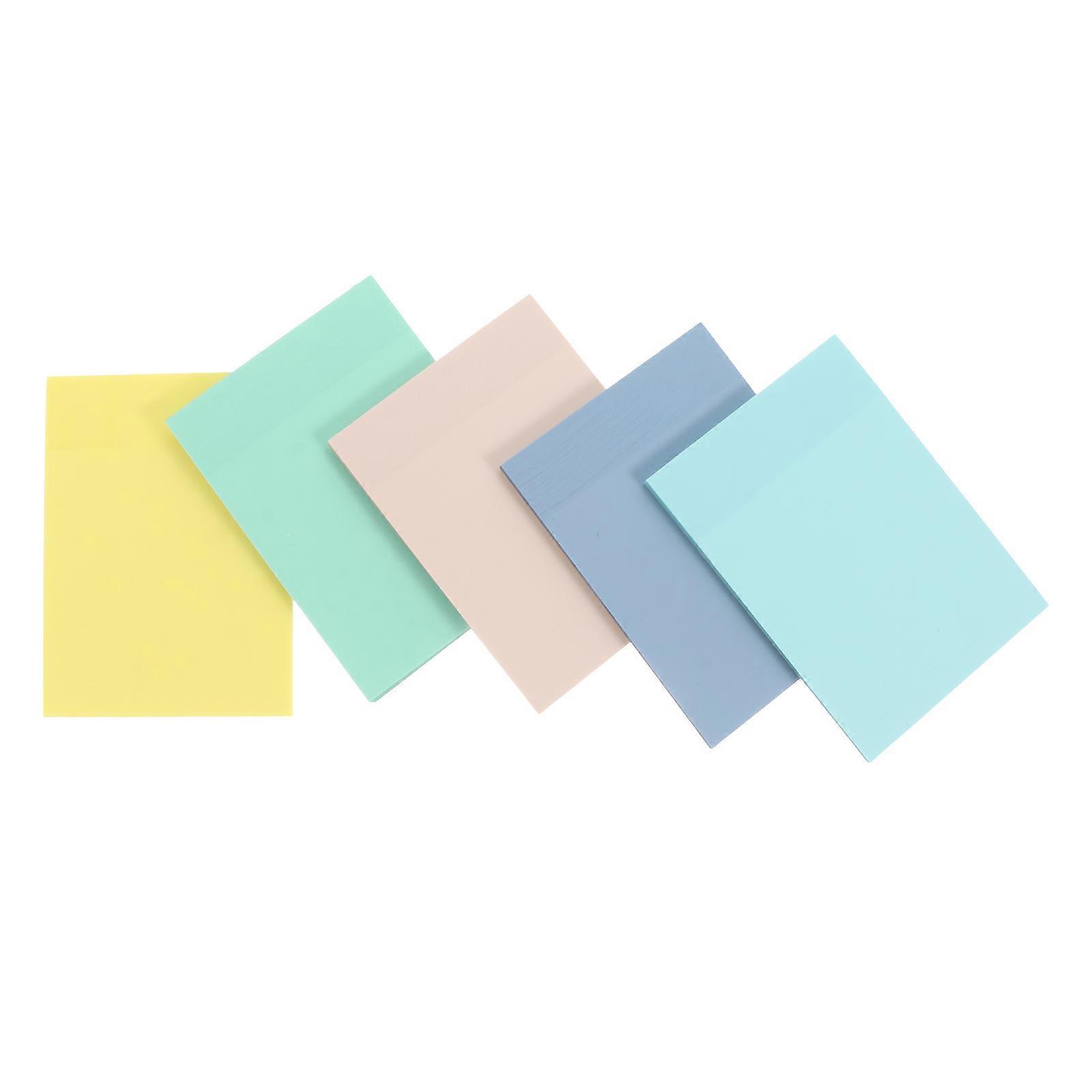 Sticky Memo Pad Transparent Memo Message Stickers Home Use Rectangular 5Set