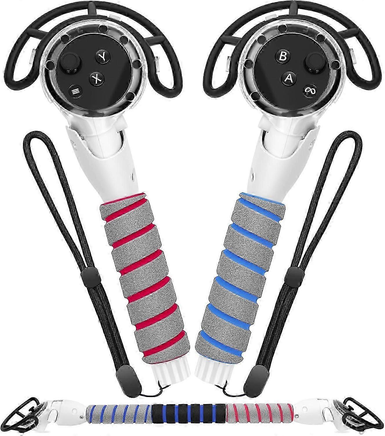 Gorilla Tag Braccia lunghe Maniglia Accessori compatibili con i controller Oculus Quest 3, impugnature di estensione doppie maniglie per Meta Quest 3 accessorio per Beat