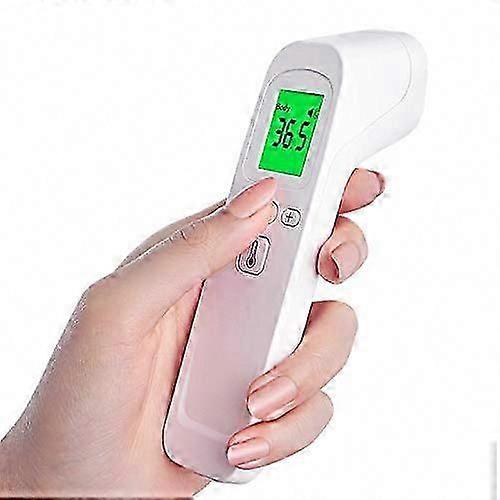 Non-Contact Infrared Thermometer for Forehead & Surface - LCD Display, Sound Option, 30 Memory Readings (Adult, Child, Baby)