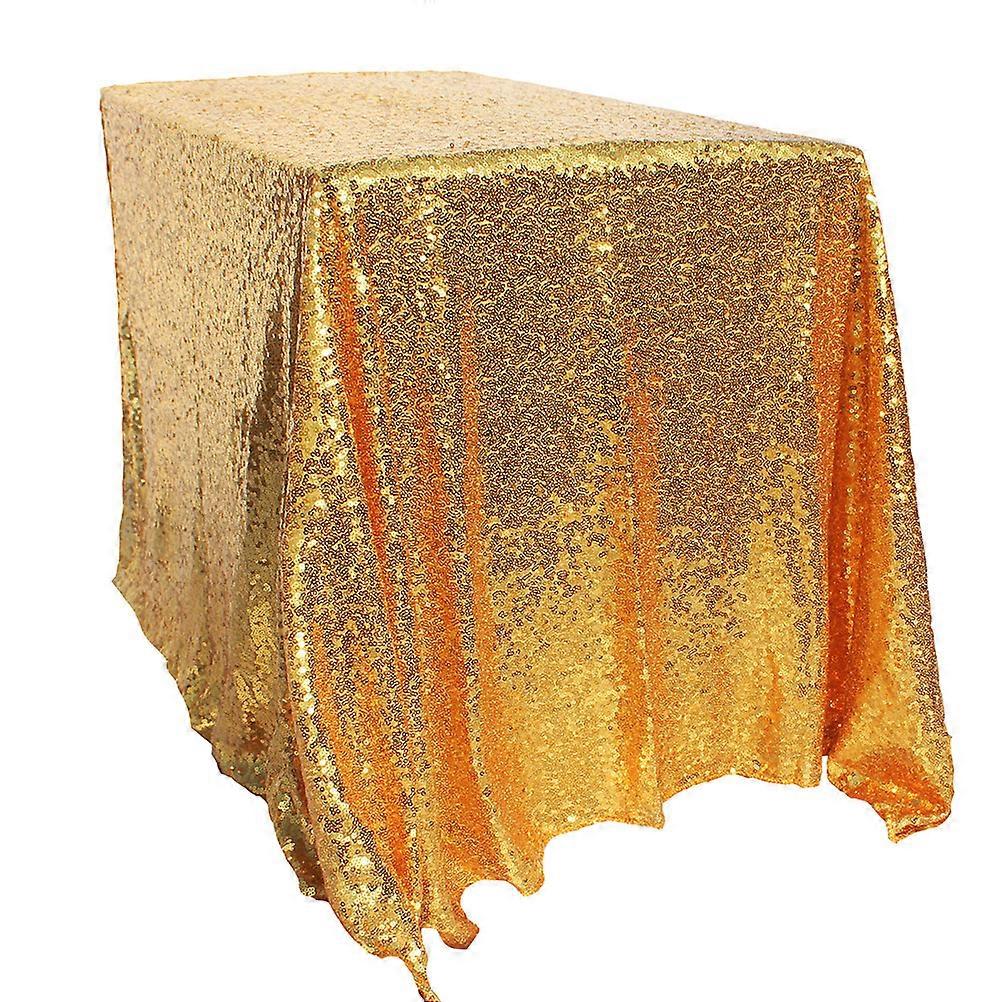 Glittering Rectangular Sequined Tablecloth As Decorative Props For Weddings And Parties Perfect For Event Planners 1Pack