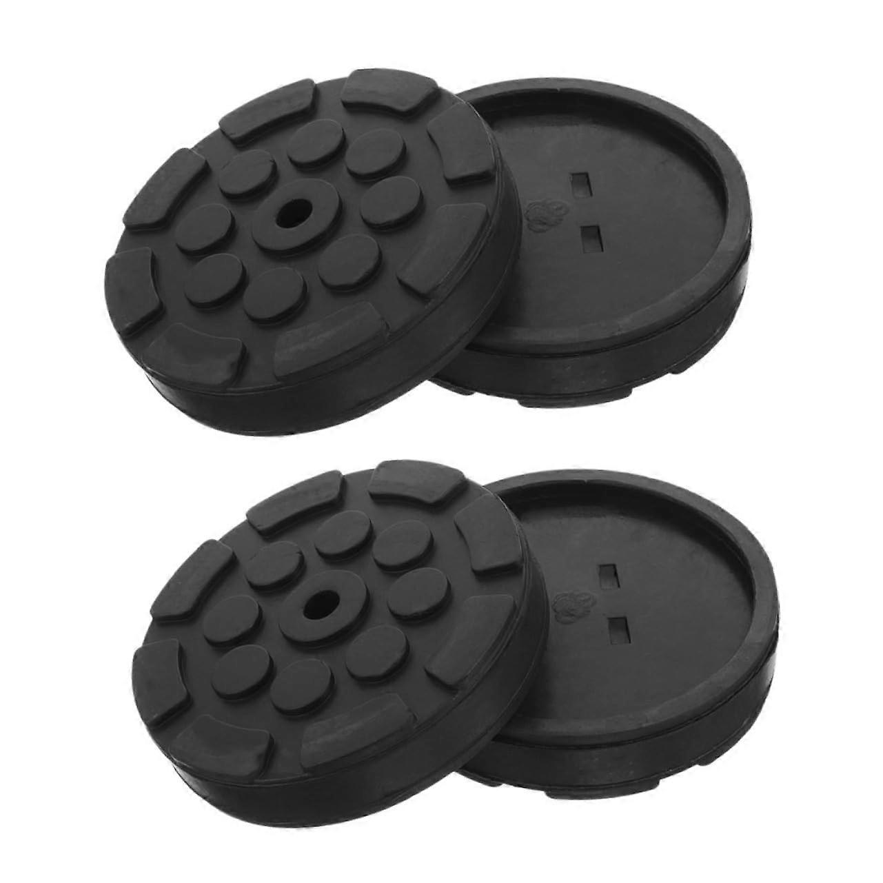4-Piece Jack Pad Set, Octagonal Rubber Lift Pads for Car Maintenance, Durable Design for Vehicle Support and Floor Protection