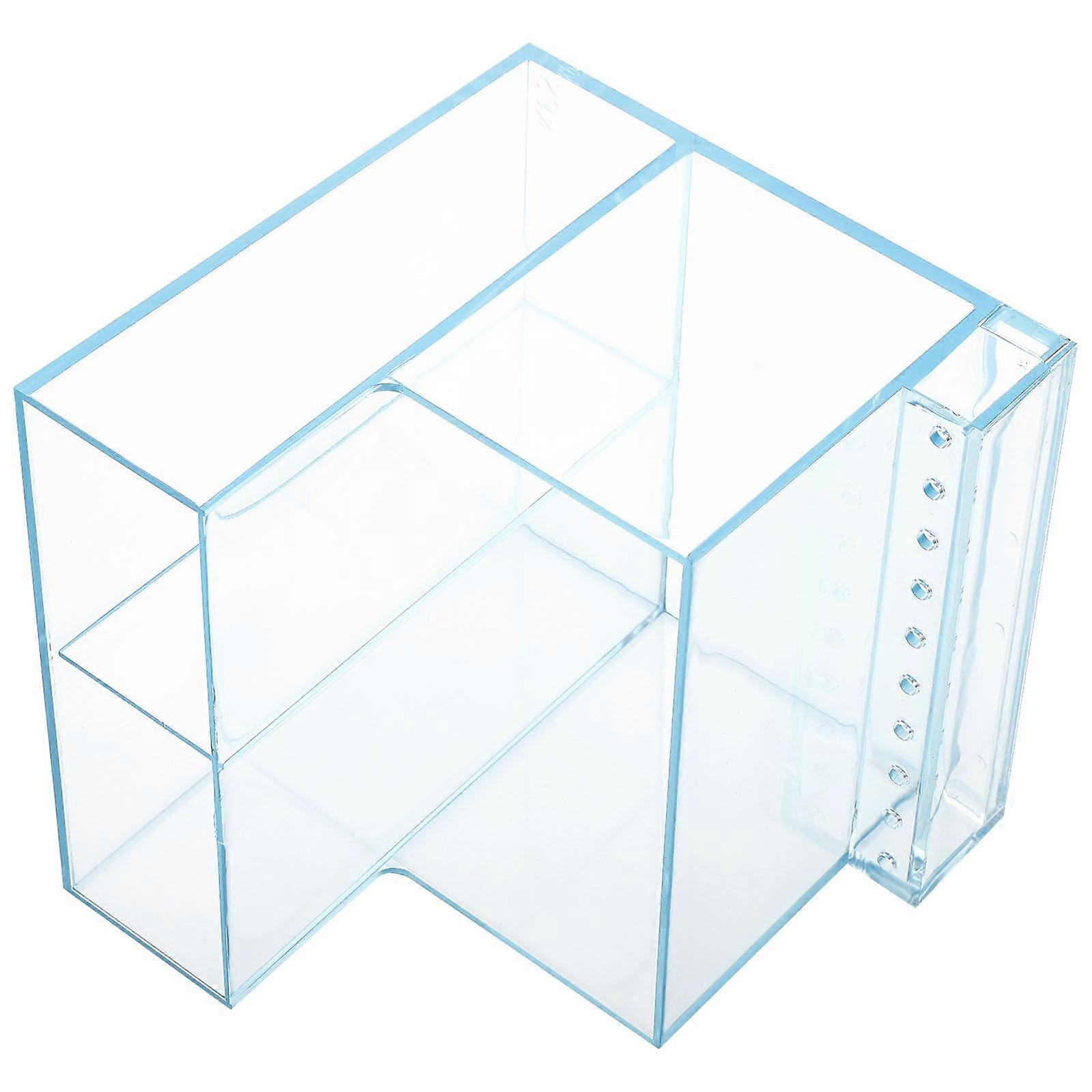 Display Organizer 1kpl kynsien kiillotuskoneen säilytyspidike, joka on suunniteltu tee-se-itse-kynsiharrastajille ja kynsitaidekoulun sininen väri