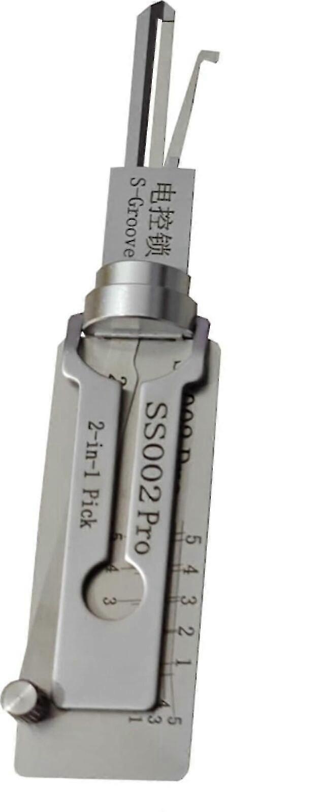 SS002 Lock Pick and Decoder Tool for S-Groove Door Lock Professional Locksmith Tools Quick Opener