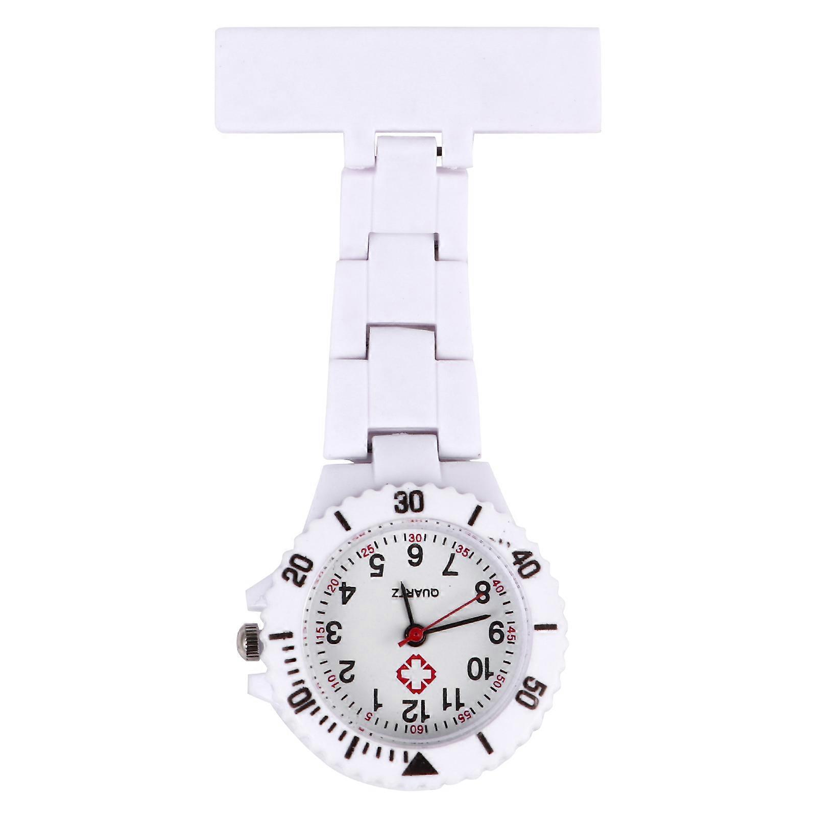 Medical Fob Watch for Nurses and Doctors – Lightweight Design with Safety Clip, Clear Movement, Date and Weekday Display