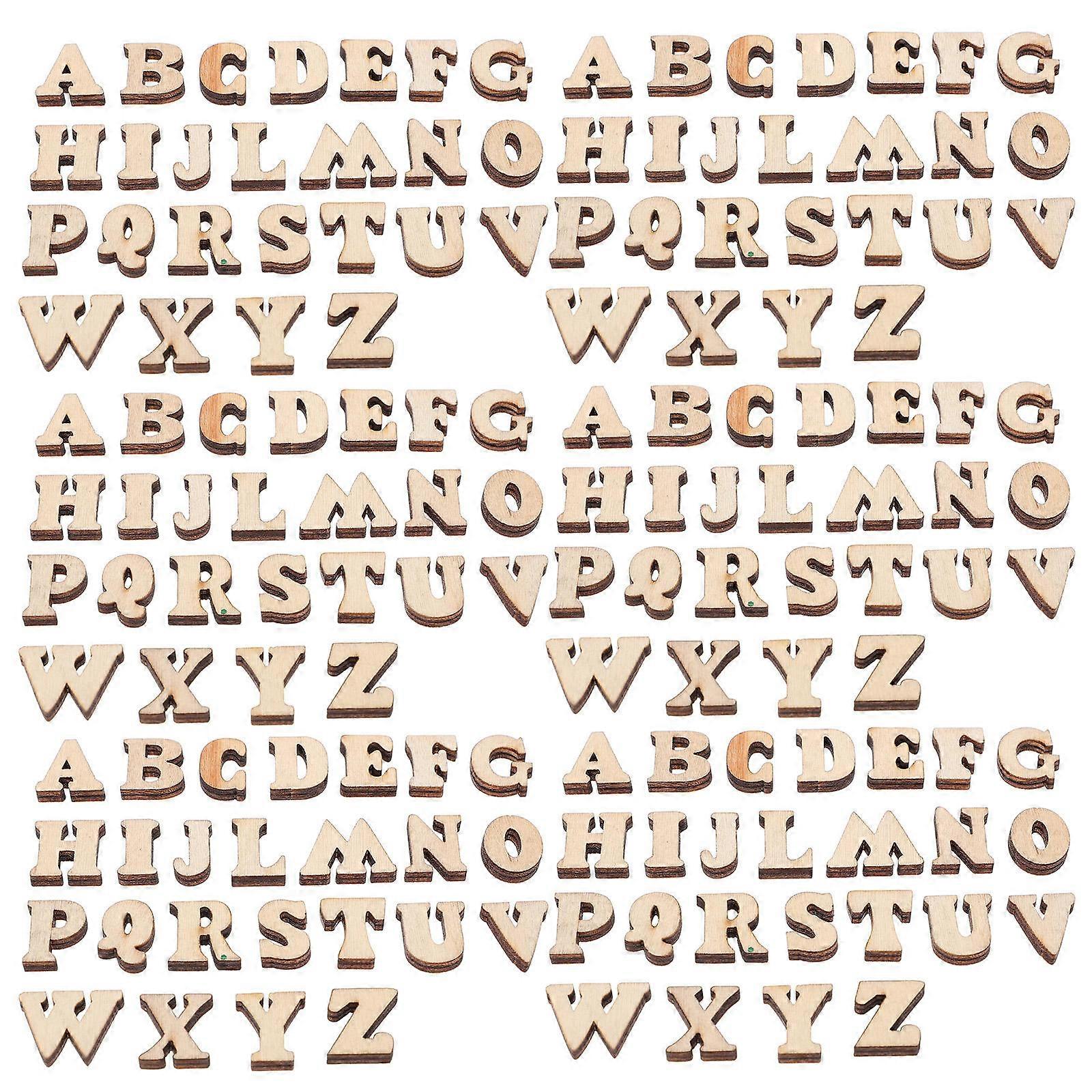 Beige Plastic Cursive Decorations for DIY Crafting and Decorating 100pcs