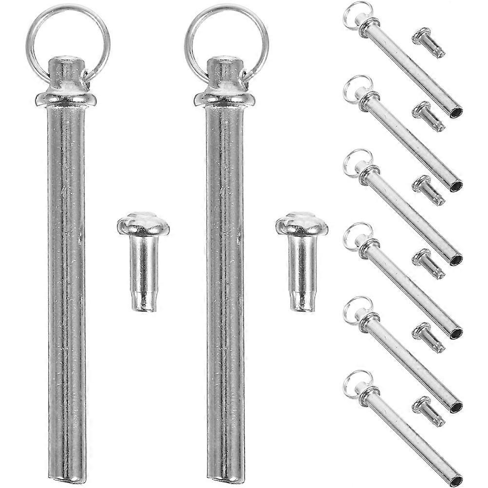10 Sets Folding Fan Repair Kit with Metal Rivets and Fasteners Replacement Parts for Hand Fan Shaft Rivets and Nuts