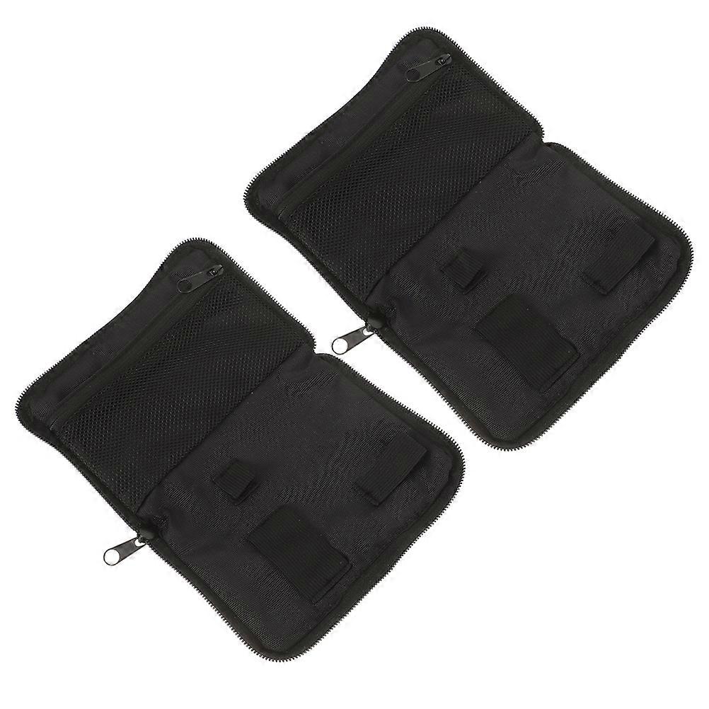 Zipper Design Medical Instruments Storage For On-the-go Users Of 2Pcs Portable Lightweight Pouch