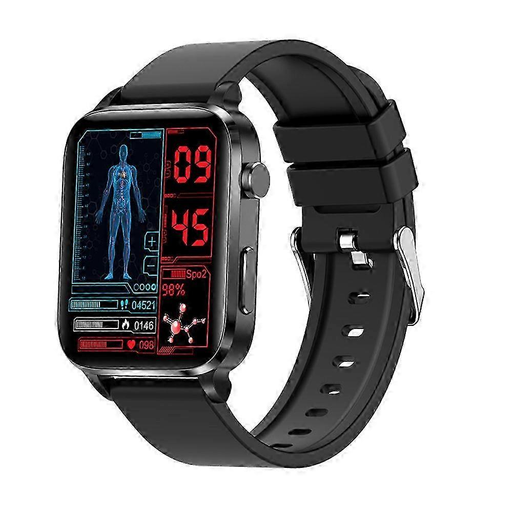 Glicemia Smart Watch Men PPG Frequenza cardiaca Bluetooth Chiamata Orologi automatici a infrarossi per la pressione della glicemia