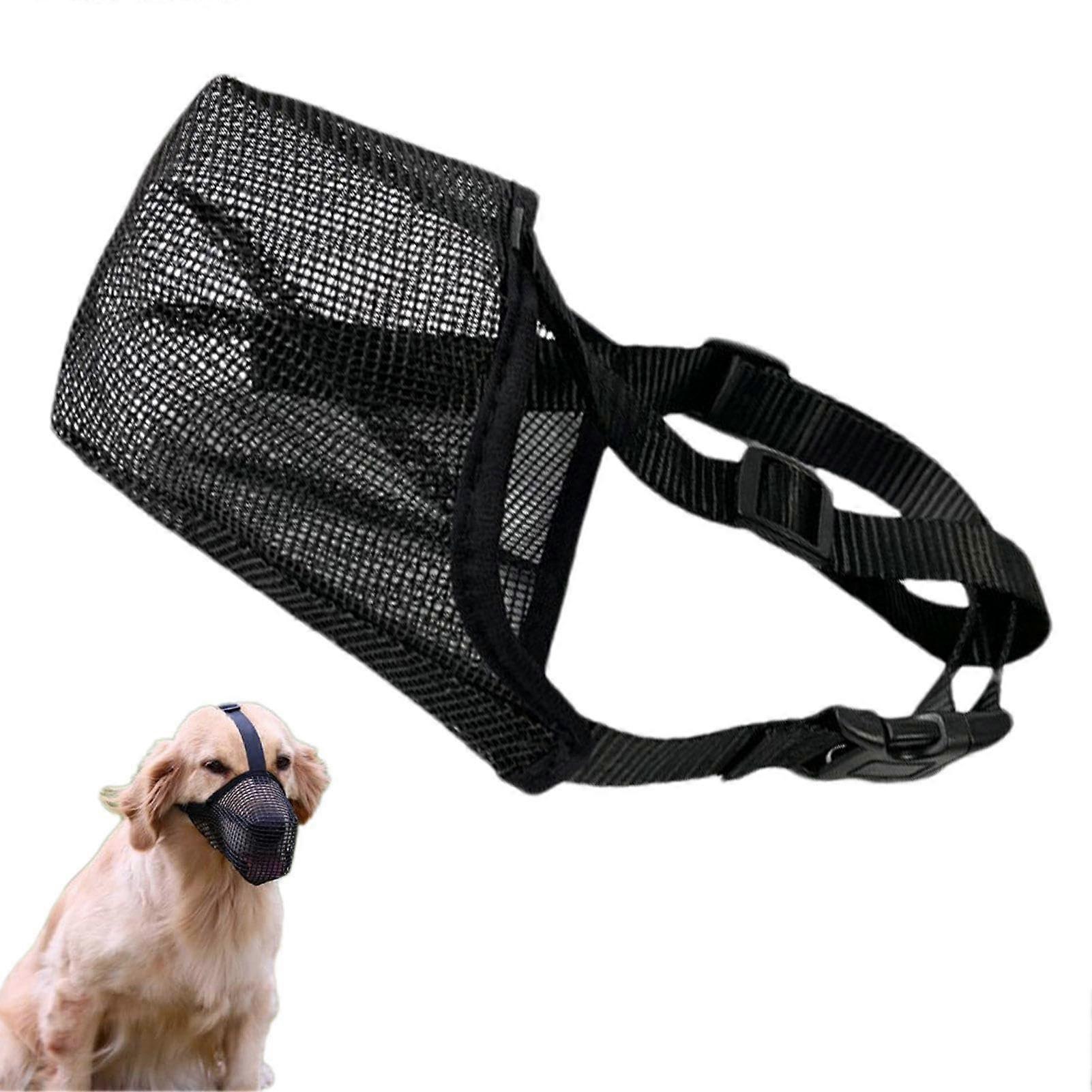 Straps Soft Dog Muzzle Adjustable Nylon Anti Bark Muzzle Biting Barking Chewing Small Medium Large Dogs Pet Accessories