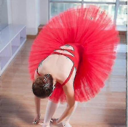 Ballettrock für Erwachsene mit Unterwäsche - Schwarz, weiß, rot, Teller, Tutu, Tanzkostüm