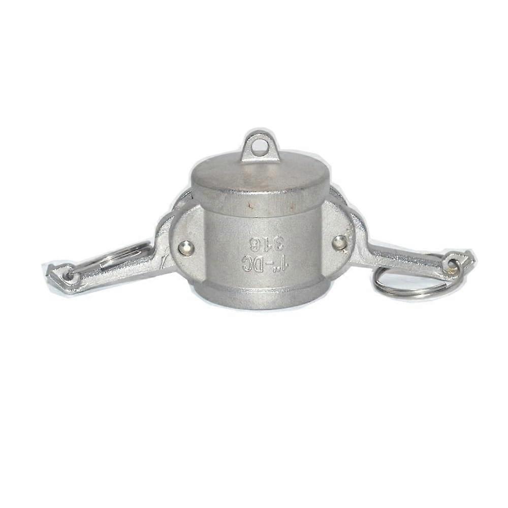 DN15-DN200 DC Coupler Camlock Fitting Stainless Steel SS 304 Cap Stop Flow Pipe Connector 2 Inch