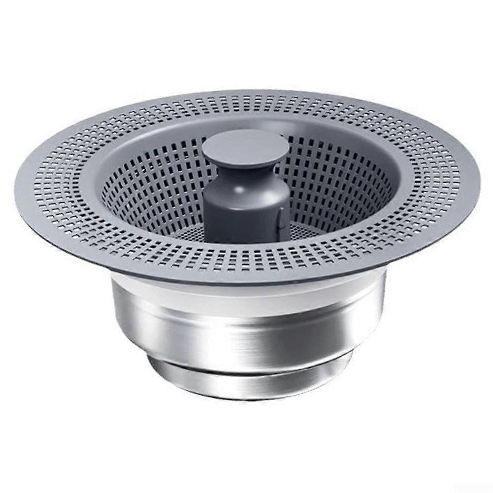 Stainless Steel Kitchen Sink Filter, Large Drain Strainer, Sink Drain Filter, Universal Fit