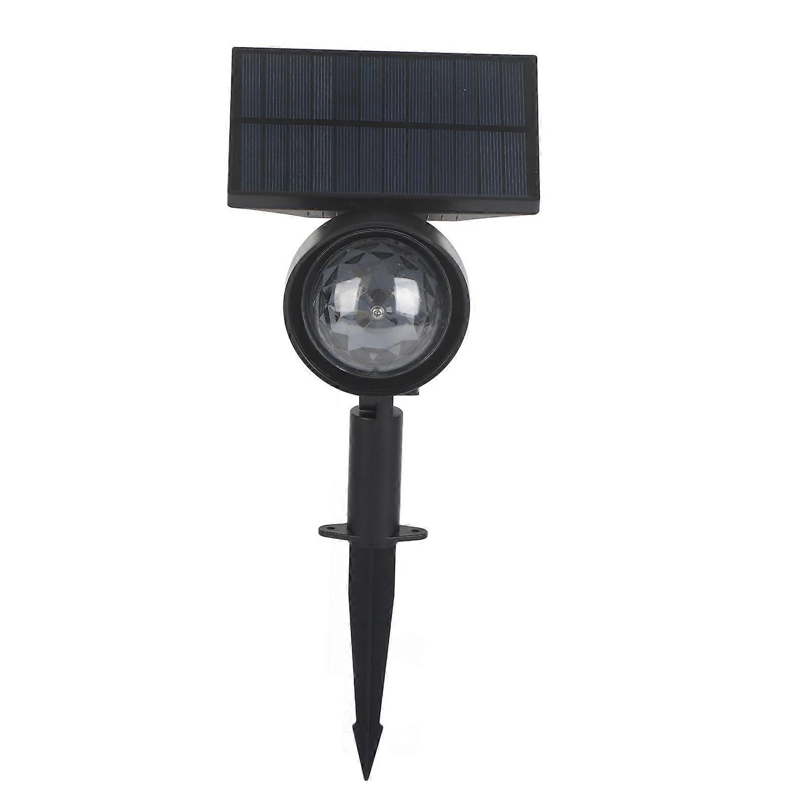 Colorful Rotating Solar Projection Lights, Waterproof, Outdoor, Energy Saving