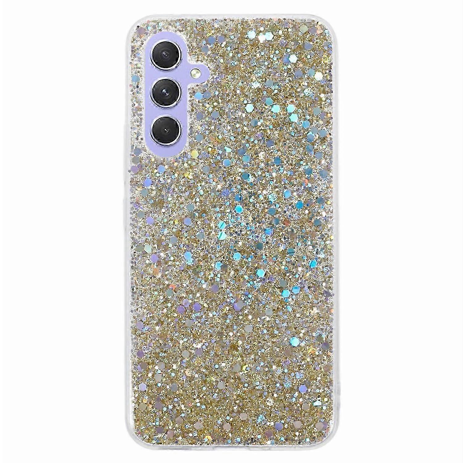 For Galaxy A35 5G Case Glittery Scratch-proof TPU Phone Shell