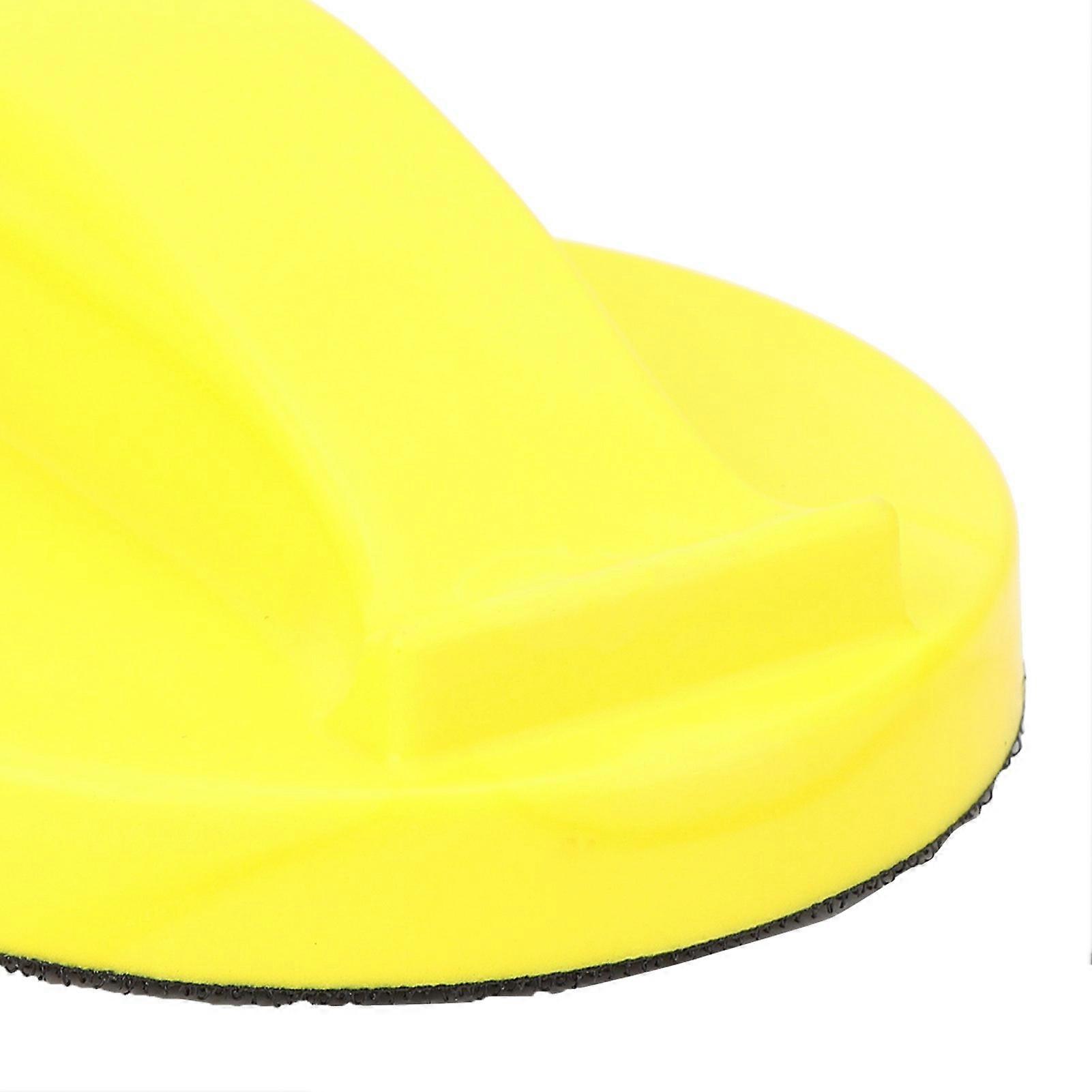 5in Sanding Disc Holder Hand Grinding Block SelfAdhesive Hook and Loop Back Polishing Pad
