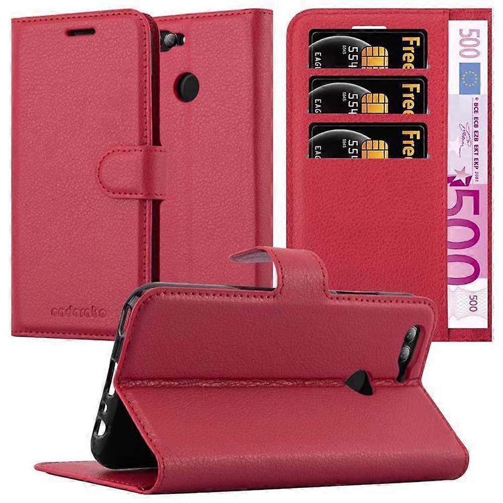 Huawei NOVA 2 Case - Protective Case with Card Slots and Stand Function