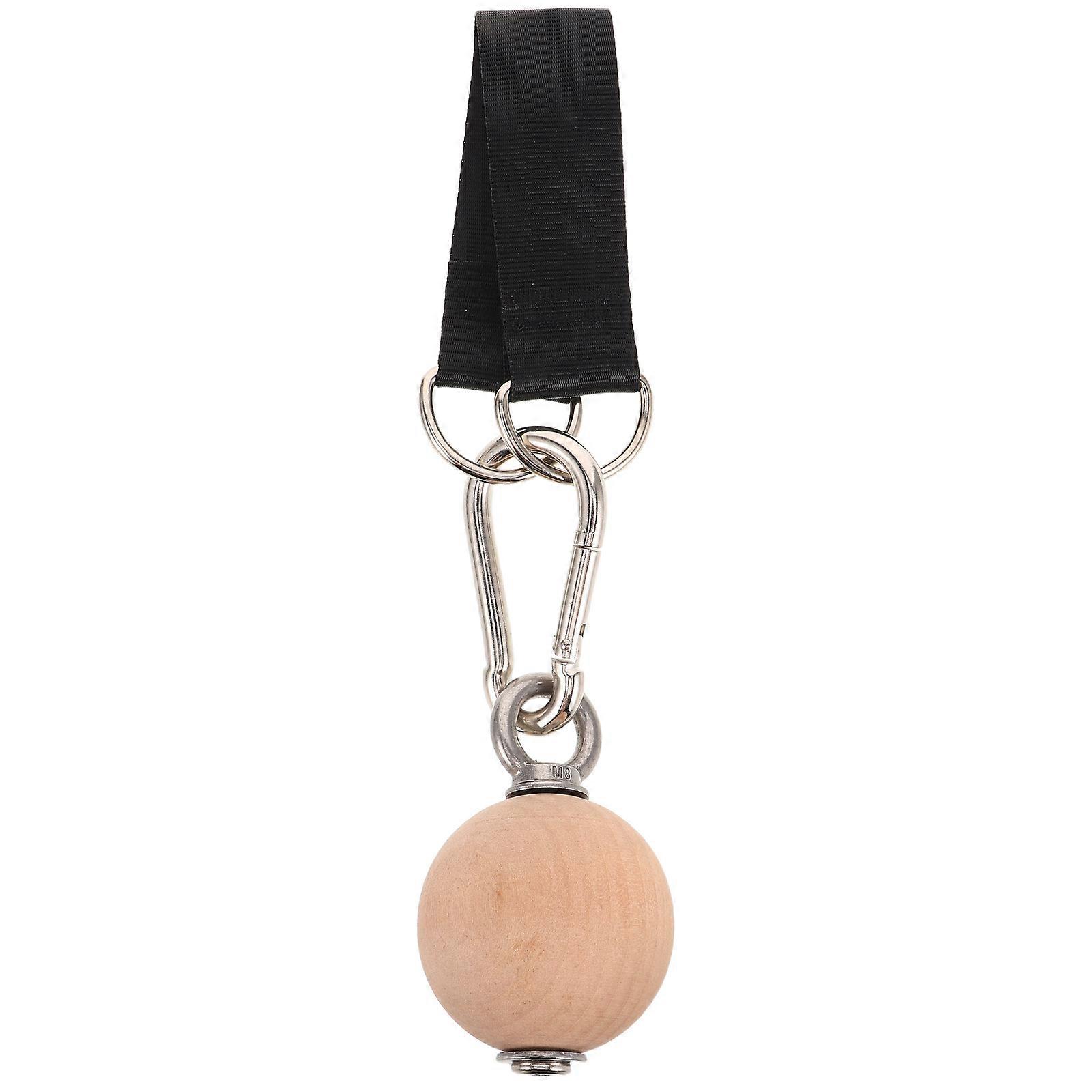 Wooden Pull Up Balls Strength Training Attachment for Upper Body and Grip Strength, Compact Portable Arm Exerciser for Home and Travel Fitness