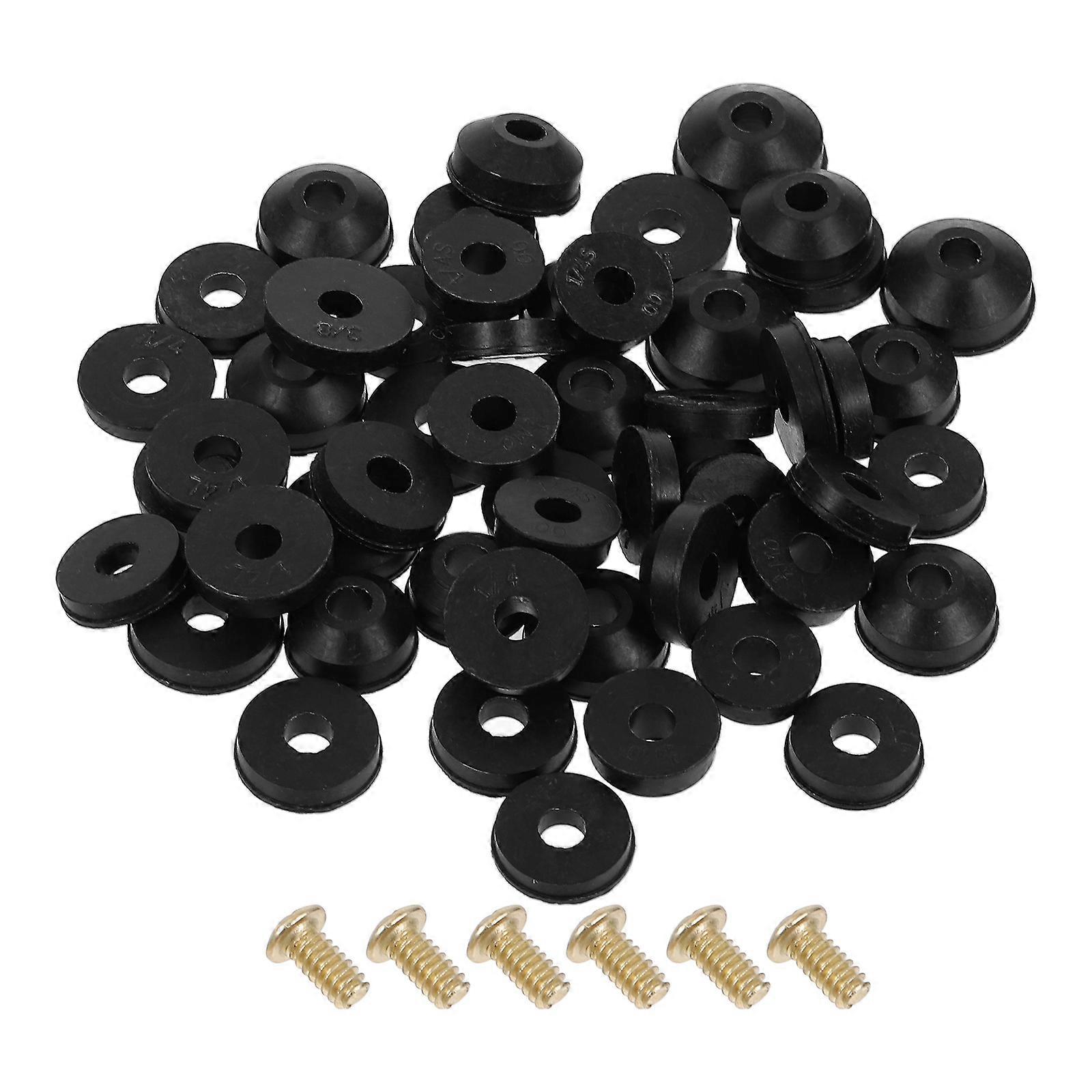 Black Rubber Gasket for Faucet Repair with Excellent Sealing Performance 58pcs Assorted Sizes