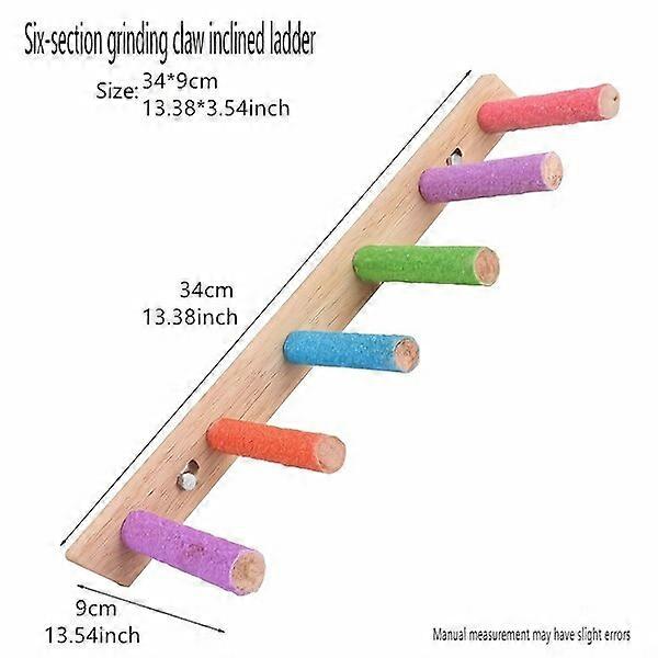 Bird climbing ladder, made of natural cork, safe, durable and suitable for cages