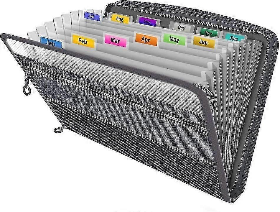 File Organiser Folder Expanding Box with Tabs for Paper Storage