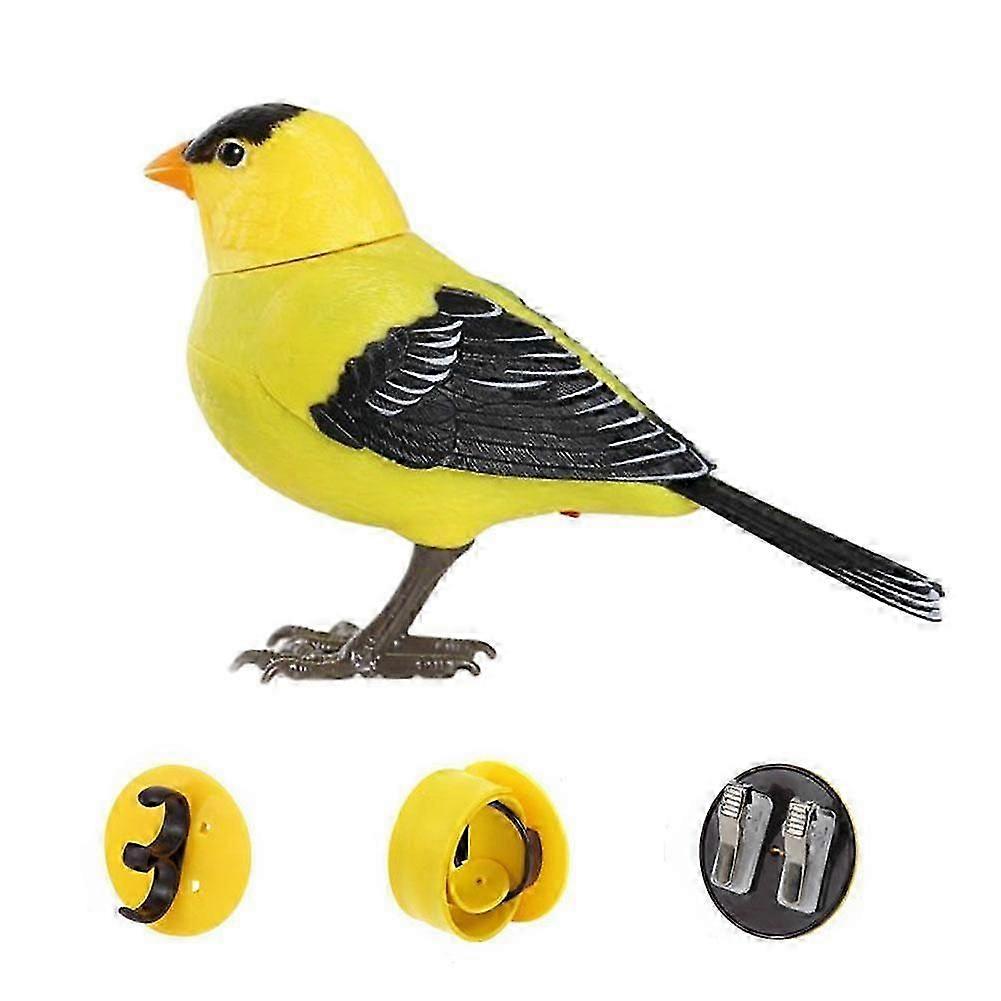 Interactive Voice and Light Activated Bird Toy for Creative Play and Fun Simulation