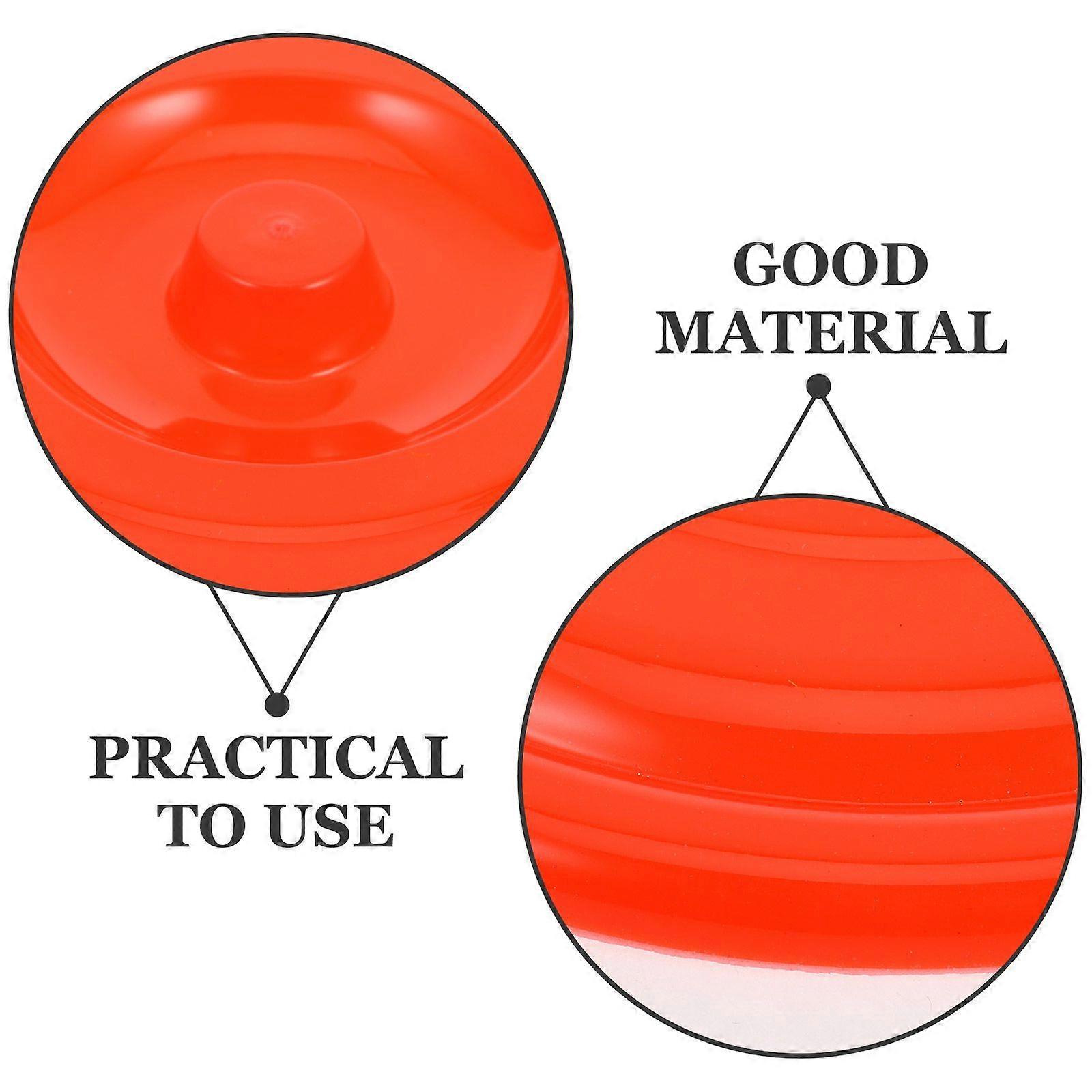 2pcs Plastic Trash Can Lids Round Trash Can Replacement Cover Heavy-Duty Garbage Can Lid For Outdoor Trash Can Rounded Smooth Plastic Lid