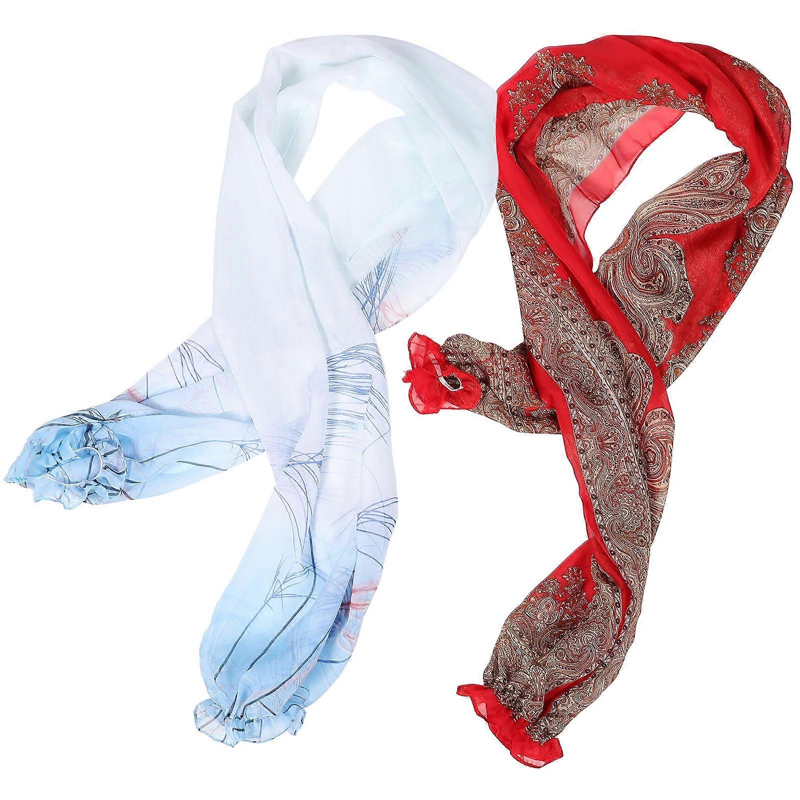 It seems like you're referring to a product listing or description for a **chiffon wrap/shawl** with sun blocking features. Here's a refined and