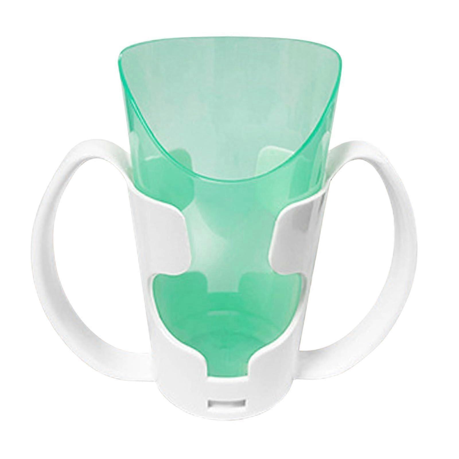 Adult Nosey Cups With 2 Handles, Cut Out Drinking Glass For Stable And Fixed Drinking Position