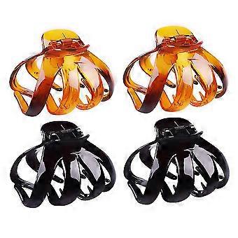 4 stuks grote grip octopus clip spinnenhaarklauw octopus kaak haarklauw clips voor dik haar