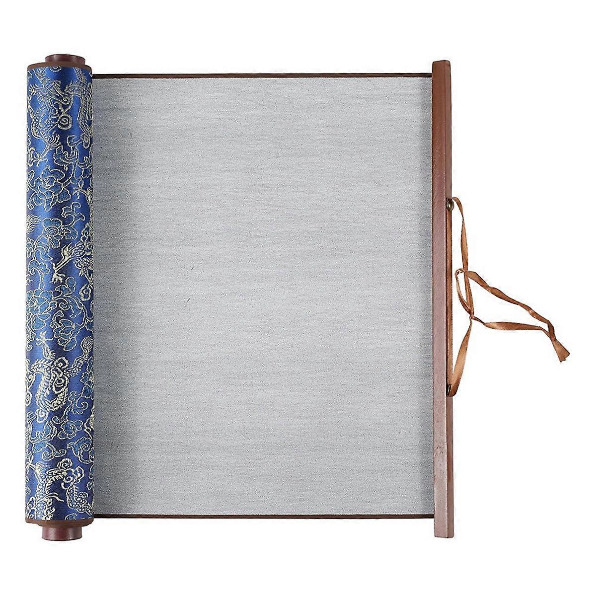 Reusable Calligraphy Cloth, Water Write Cloth Scroll for Chinese Calligraphy Practice, No Ink or Pap
