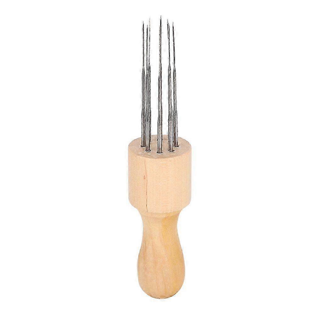 2025 Latest Model Professional 8 Needles Wool Felting Tool Portable Wooden