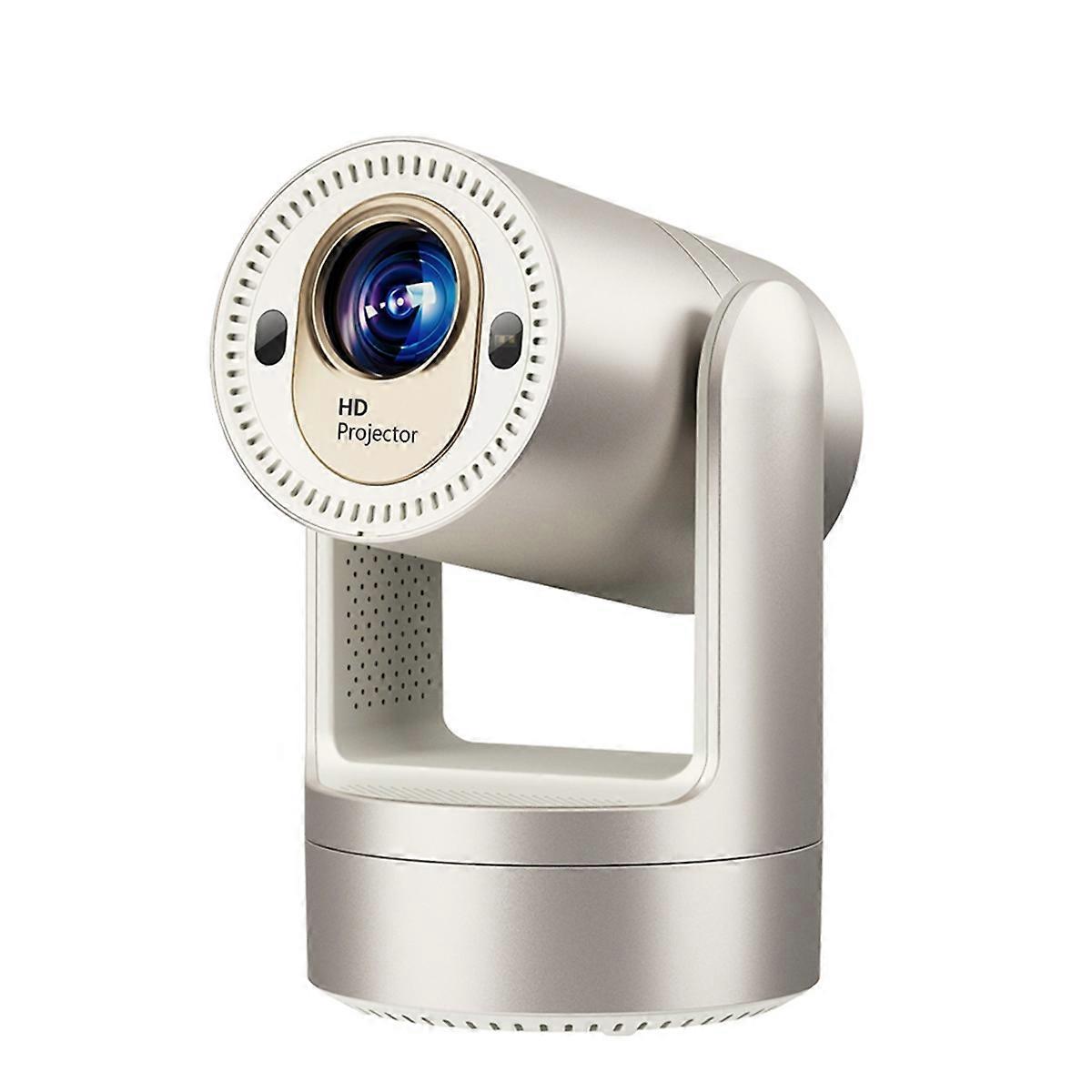 Projector Full HD 1080P Support 200ANSI Android 9.0 Silver EU Plug