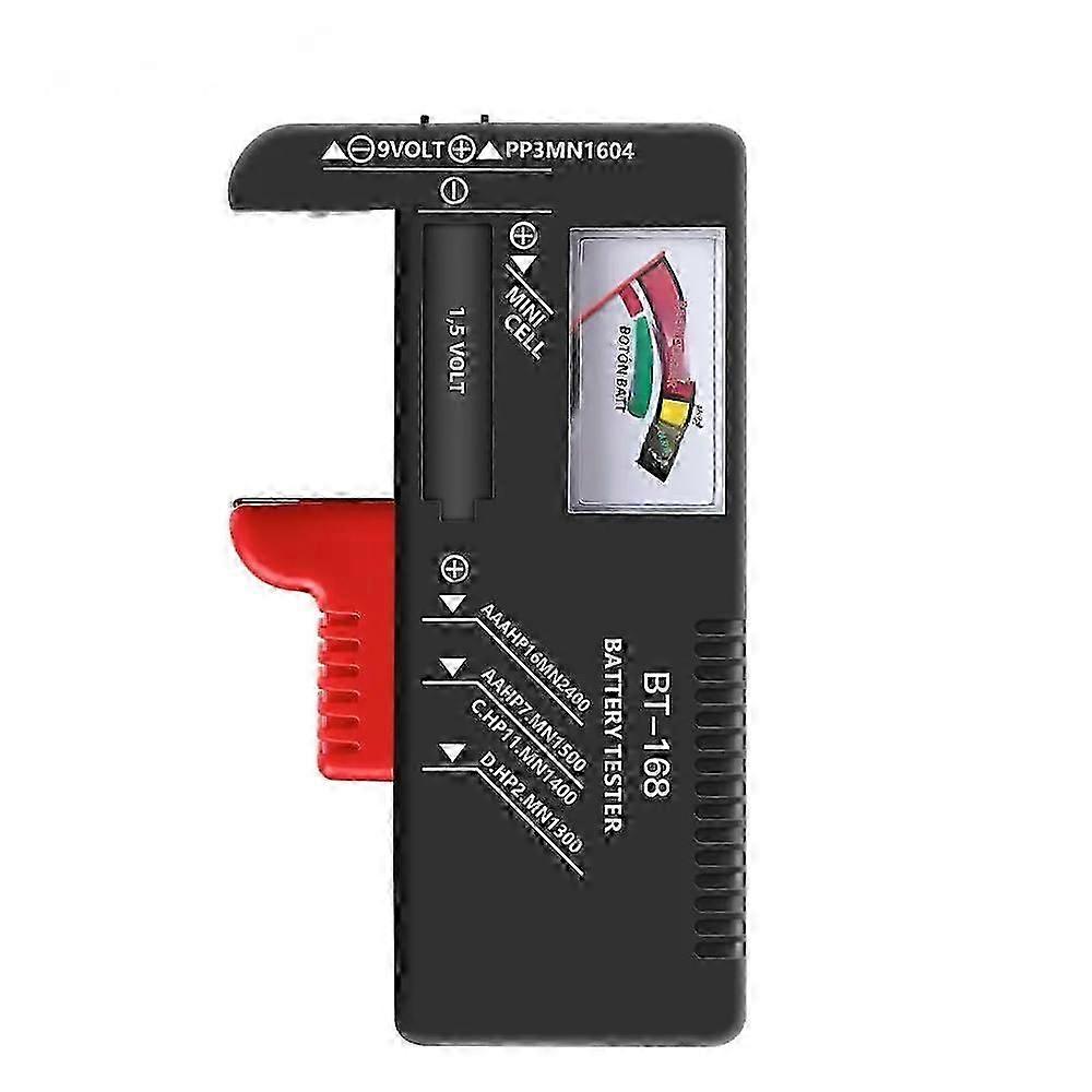 AOKIN BT-168 Universal Battery Tester AA/AAA/C/D/9V/1.5V with Color Indicator Button Cell Voltage Meter Power Checker
