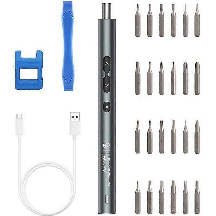 ORIA Magnetic Precision Screwdriver Kit - 28 in 1 Electric Screwdriver Set - Rechargeable with USB