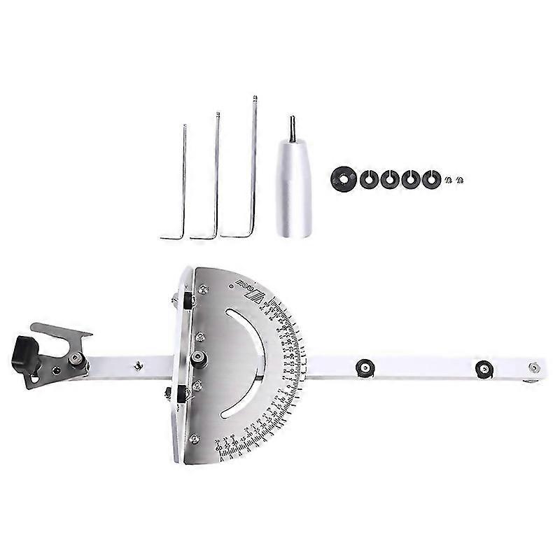 For Miter Gauge Aluminum Handle Benches Table Saw Router Miter Gauge Sawing Assembly Ruler Woodworki