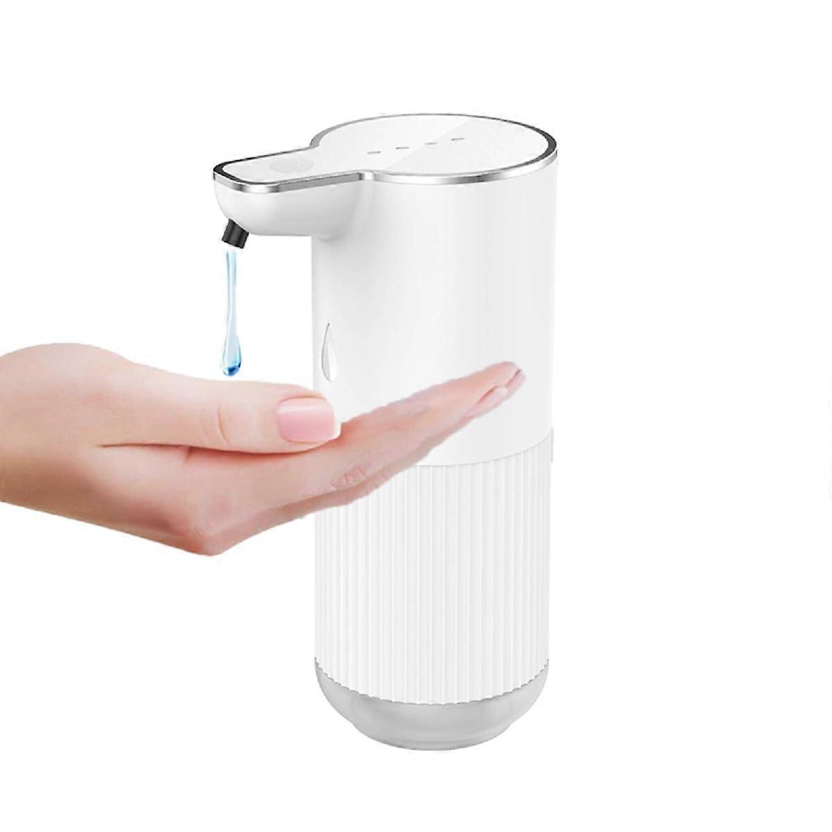 Automatic Liquid Soap Dispenser 12oz Wall Mounted Touchless Rechargeable Hand Sanitizer Compatible 4Gear Adjustable