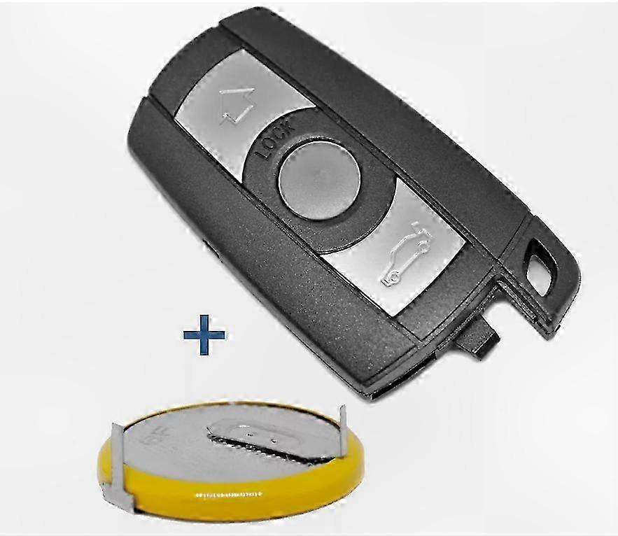 Key Case + Battery Remote Control for  3 Series E90 E91 E92 E93 5 Series E60 E61 DE-Compatible Replacement Part