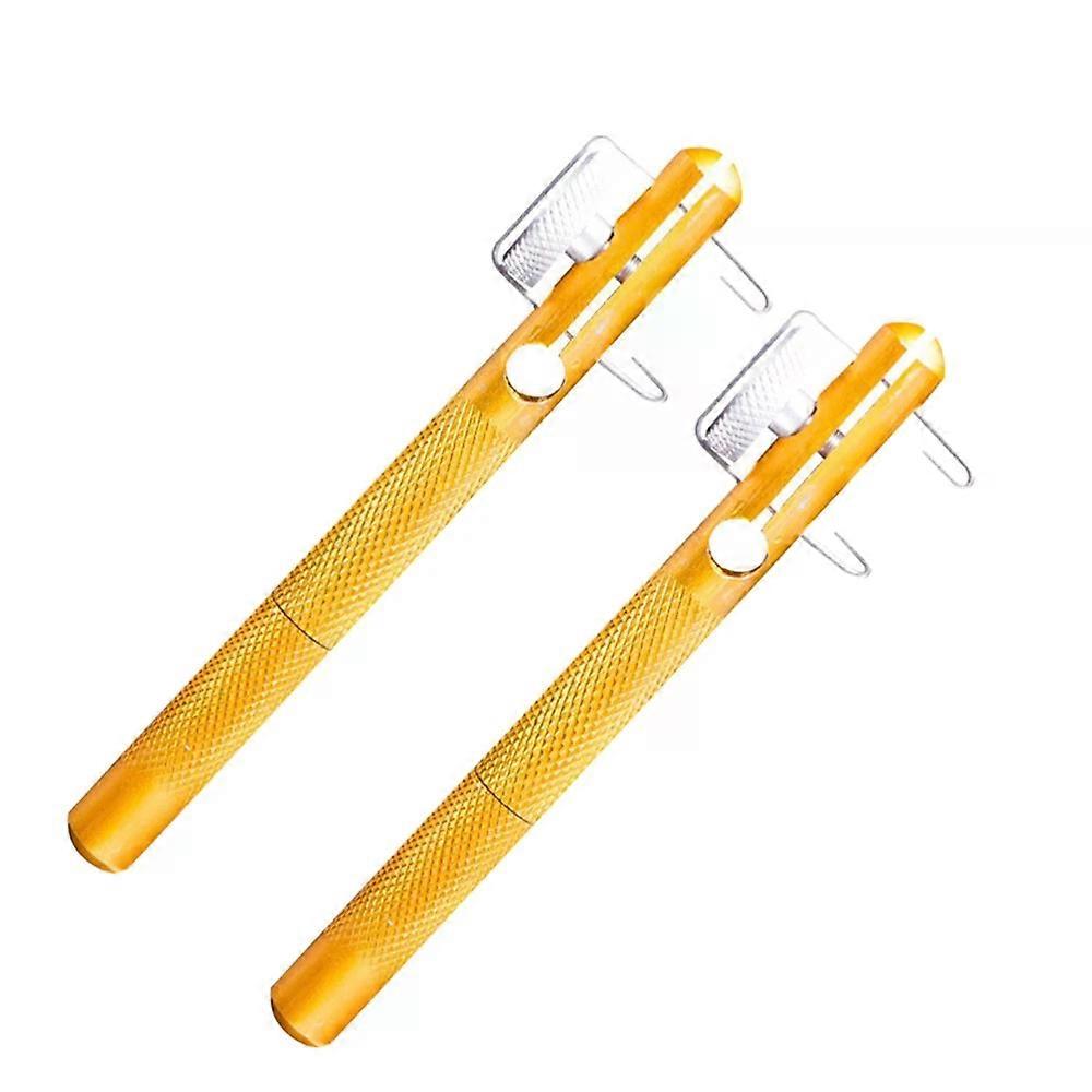 Fishing Line Knotter, 2 PCS Metal Hook Tie Device Quick Tying Tool
