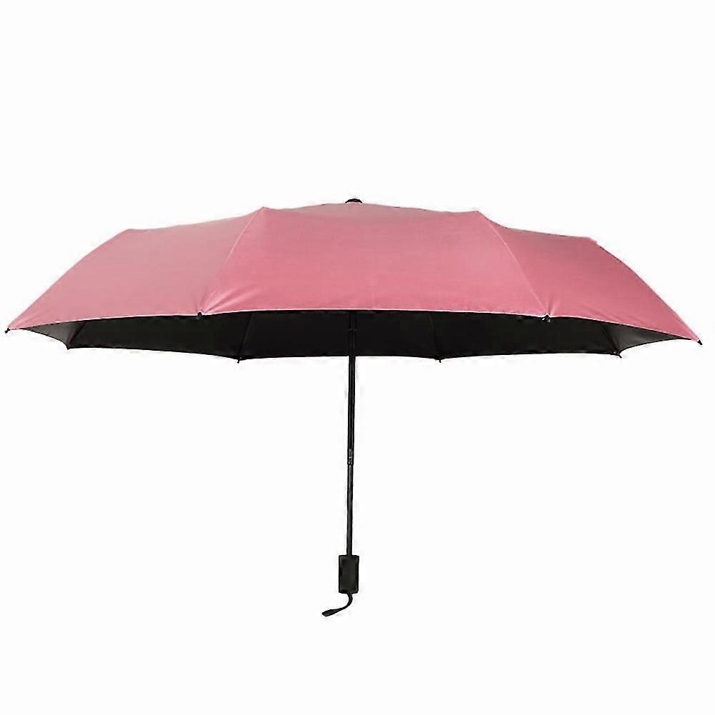 Lightweight Folding Umbrella Double Layer Anti-UV Sunscreen Sun Umbrella Three Fold Rain Umbrella Unisex