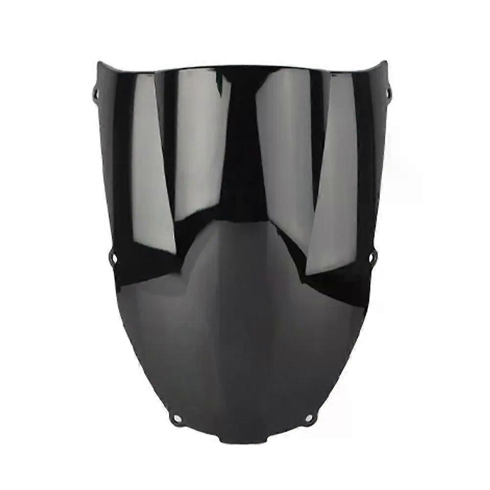 Apply Motorcycle screen Double Bubble Windshield Deflector Protector WindScreen For Kawasaki Ninja ZX6R ZX-6R 2000 2001 2002