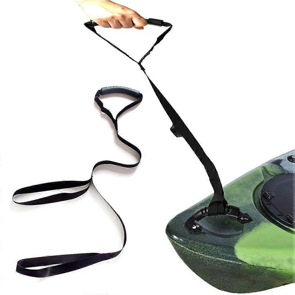 Kayak Stand Up Assist Strap Adjustable Canoe Drag Handles Boat Standing Rope Pulling Cord Kayak Standing Aid Dragging Accessories