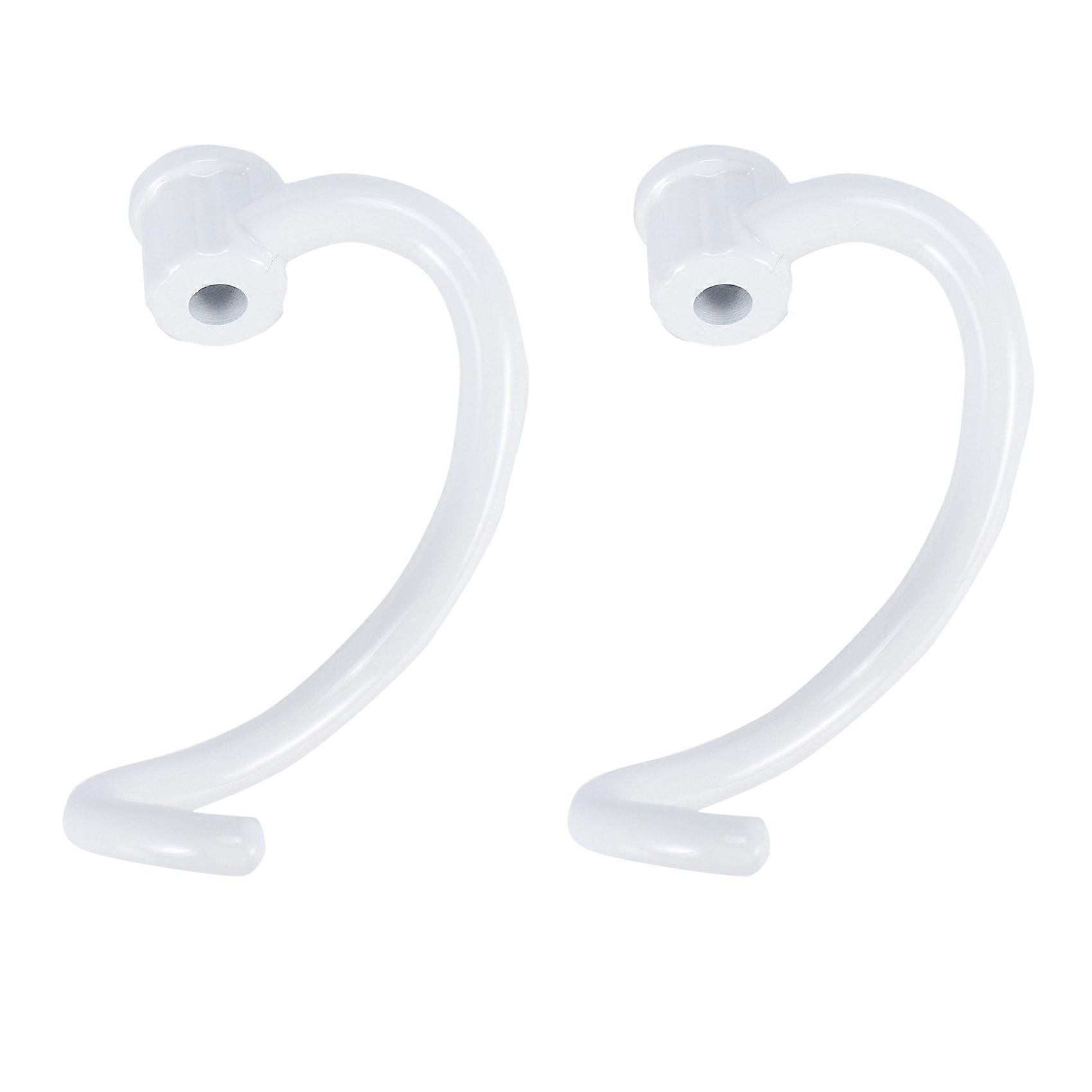 2X Spiral Dough Hook Replacement for Kitchen Aid Mixer - Coated Dough Hook for K5SS K5A KSM5 KS55 Pr