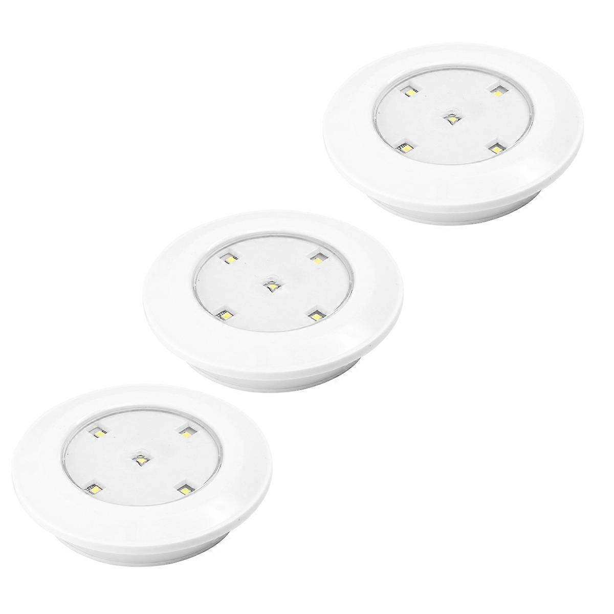 Touch Night Light LED Closets Light for Home Use 3Pcs Wireless Dimmable Lights
